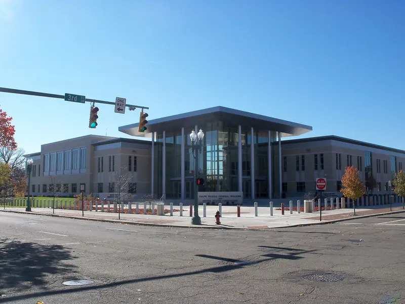 The Ralph Regula Federal Building in Canton